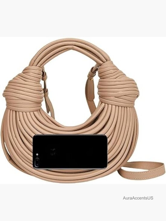 Handbags - Woven Noodle Shape Satchel Crossbody Bag Handbag Purse